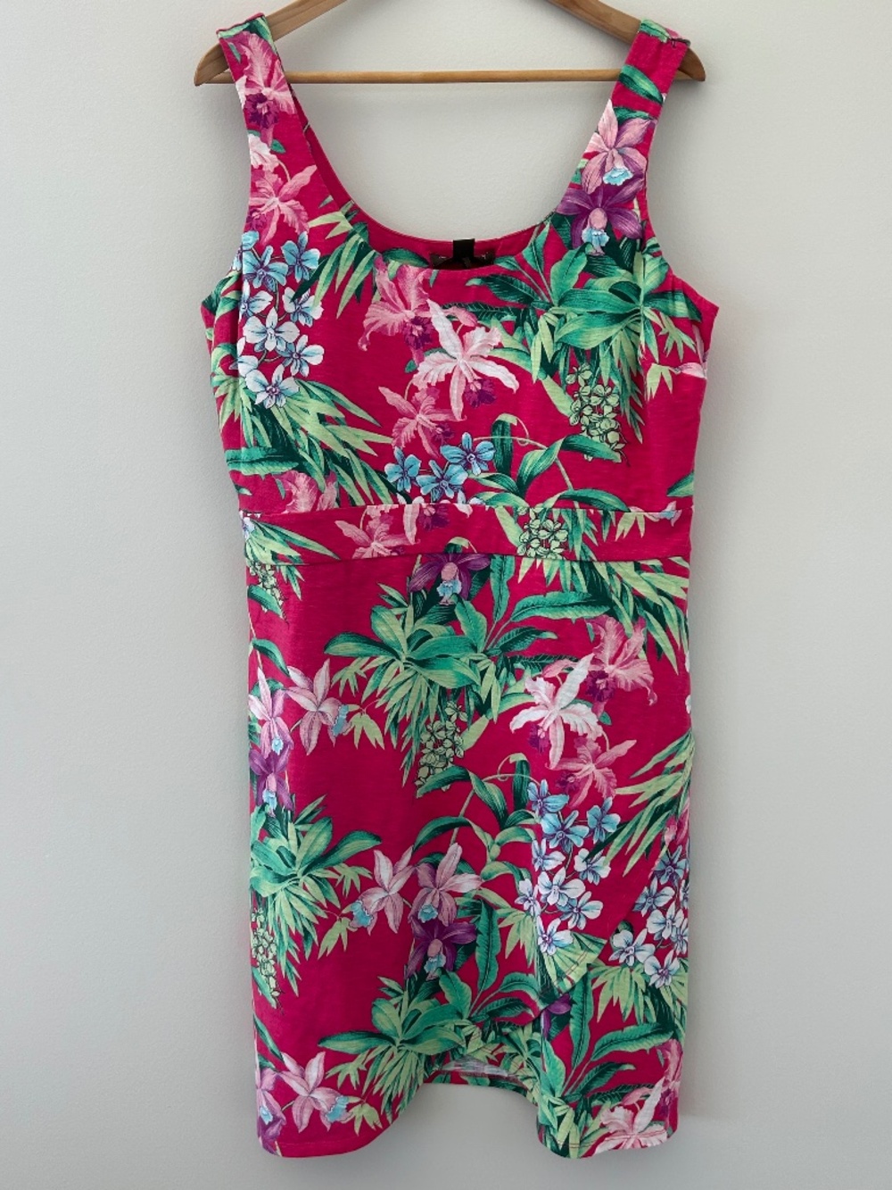 NWT Tommy Bahama Floriana Short Dress in Raspberry Sorbet XL